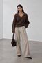 Lace Detailed V-Neck Women's Knitwear Sweater 52116101 - 2