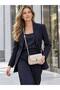 Imported Women's Shoulder Bag with Chain Detail