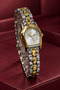 Women's Steel Strap Stone Detailed Horseshoe Model Wristwatch, with Gift Packaging Option - 2