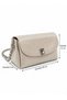 Imported Women's Shoulder Bag with Chain Detail - 4
