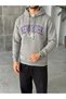 Newyork Printed Unisex Kangaroo Pocket Hooded Sweatshirt Hoodie
