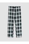 Checkered Embroidered Men's Pajama Bottoms for Style Enthusiasts from Uzg Store