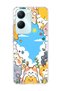 Vivo Y18 Compatible Cats Blue Sky Printed Transparent Phone Case