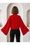 Women's Turtleneck Spanish Sleeve Oversize Knitwear Sweater - 3