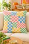 Set of 4 Cushion Covers 43X43 cm Colorful Floral Geometric Retro Bohemian Decorative Pillowcases - 5