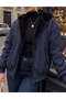 Reversible jacket, Blue/black - 2