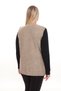 Women's Buttoned Pocketed V-Neck Hattuş Knitted Wool Women's Mother's Knitwear Winter Vest - 3
