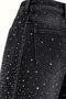 Anthracite Barrel Jean with Stone Detail - 5