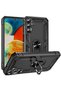 Galaxy A24 Case Camera Protector Magnetic Stand Tank Protection