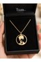 Ataturk Silhouette Steel Necklace Gold Color Lacquer Plated Chain Stylish Special Design Gift - 4