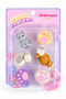 Eraser 6 Pieces Cat Figured Eraser Set with Paws and Kittens Set Vd062 - 5