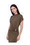 Rochie midi kaki - 2