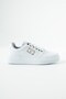 White Men's Sneaker - 5