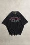 Led Zeppelin Stairway to Heaven Oversize Unisex Black Short Sleeve Tshirt - 4