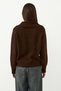 Velto women's polo collar buttoned dark brown sweater - 7