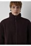 Jeans Stand-Up Collar Jacket Caramel - 7