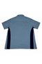 Men's Short Sleeve Collar Bowling Relaxed Fit Shirt, Beige & Blue - 3