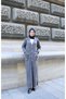 Striped Woven Knitwear Cardigan with Pockets