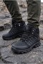 Men'S, Lace-Up, Zippered, Fur-Lined, Thick Sole Boots - 7