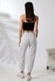 Women's 3-Strand Drawstring Pocketed Cuffed Sweatpants 21629 - 3