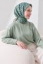 Soft Scarf Mini Floral Patina Green - 3