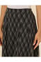 Women Black Checked Maxi Skirt - 5
