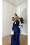 Women's Hijab Waist-Tied Two-Piece Set Tunic Pants Bottom Top Set - 2