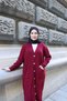 Striped Woven Knitwear Cardigan with Pockets - 4