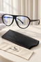 Sarwena Leopard and Black Frame Medium Size Popular Blue Light Protection Blue Block Clear Screen Glasses Lenses Replaceable - 3