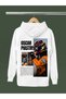 Oscar Piastri Printed New Season Cotton Long Sleeved 3-Yarn Hooded F1 Sweatshirt