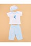 Baby Boys Blue And White 8 Piece Gift Set - 3