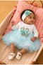 Tutu Dress - Mevlüt Dress with Inner Dress (Suitable for Summer and Winter Use) with Bandana and Shoe Gift Set