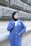 Striped Woven Knitwear Cardigan with Pockets - 2