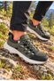 Palet 4394 Men's Khaki Color Trekking Non-Slip Sole Lace-Up Casual Sports Shoes - 2