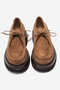 Women's Thick Sole Comfort Casual Shoes Real Leather Roven Suede Tobacco - 4