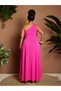 Rochie maxi, roz - 2
