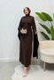 Irmak Evening Dress Brown - 3