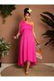 Rochie maxi, roz