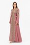 Women's Long Caftan with Shiny Stones and Embroidery Work Model 14 - 2