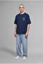 100% Cotton Boxy Fit Crew Neck Printed Short Sleeve T-Shirt J0772Ax26Au - 3
