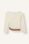 100% Cotton Fashion Fit Boat Neck Printed Layer Detailed Long Sleeve T-Shirt Girl Child I8533A826Au - 6