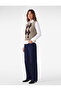 Bicycle collar baklava patterned knit sweater - 3