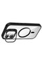 iPhone 17 Case with Camera Stand, Magsafe Compatible, Transparent Back, Silicone - 4