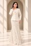 Women's Lace Jacket Skirt Set Three-Piece Set– Shoulder Embroidered Blazer Jacket, Lined Long Skirt, Blouse 3-Piece Set