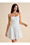 Rochie mini, alb - 6