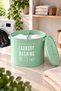 2-Compartment Metal Detergent Storage Container 7 Liters – Laundry Detergent Box for Colored and White Clothes - 5