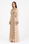 Ladies Long Caftan with Embroidery and Shiny Stone Work for Women 09 - 2