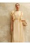 Rochie maxi, galben - 7