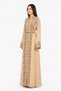 Women's Long Caftan with Shiny Stones and Pearl Work, Model 12 - 2