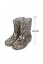 Black Plastic Boots - 5